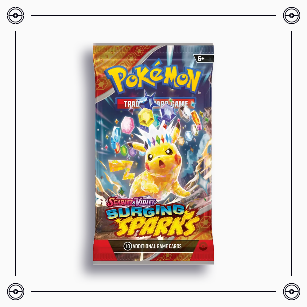 how many packs are in surging sparks booster box Pokmon TCG: Scarlet & Violet-Surging Sparks Booster Bundle (6 Packs)
