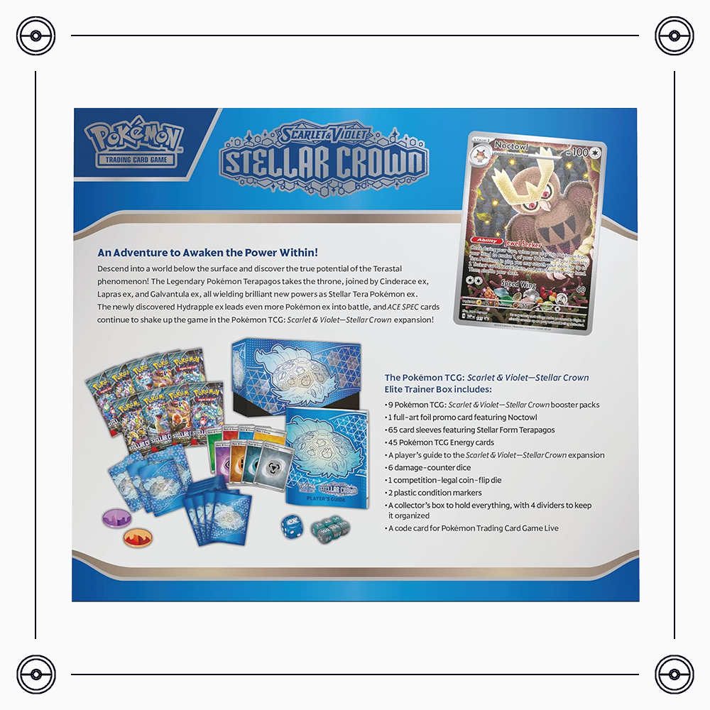 Pokemon Stellar Crown [SCR] Elite Trainer Box