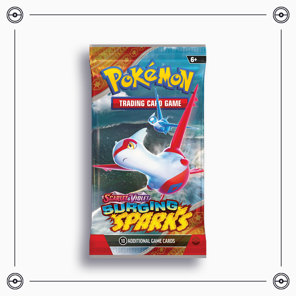 ssp booster box Dragon Ball Combined Blast CCG (2025) Currents crackle and dragons roar in the Pokmon TCG Surging Sparks Sleeved Booster Pack